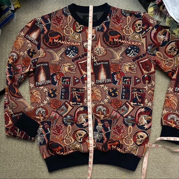 Zara Stranger Emotion Sweatshirt Size Small - Picture 6 of 7